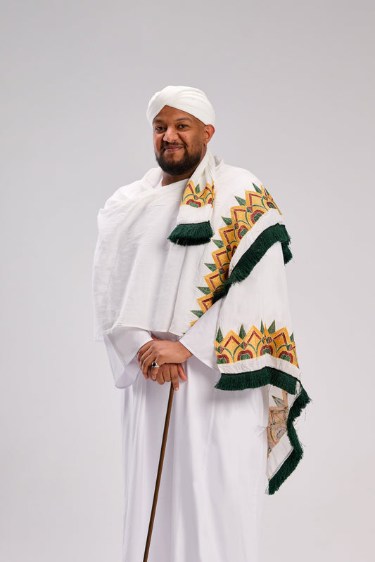 عمة و شال بتشكيلات ملونة