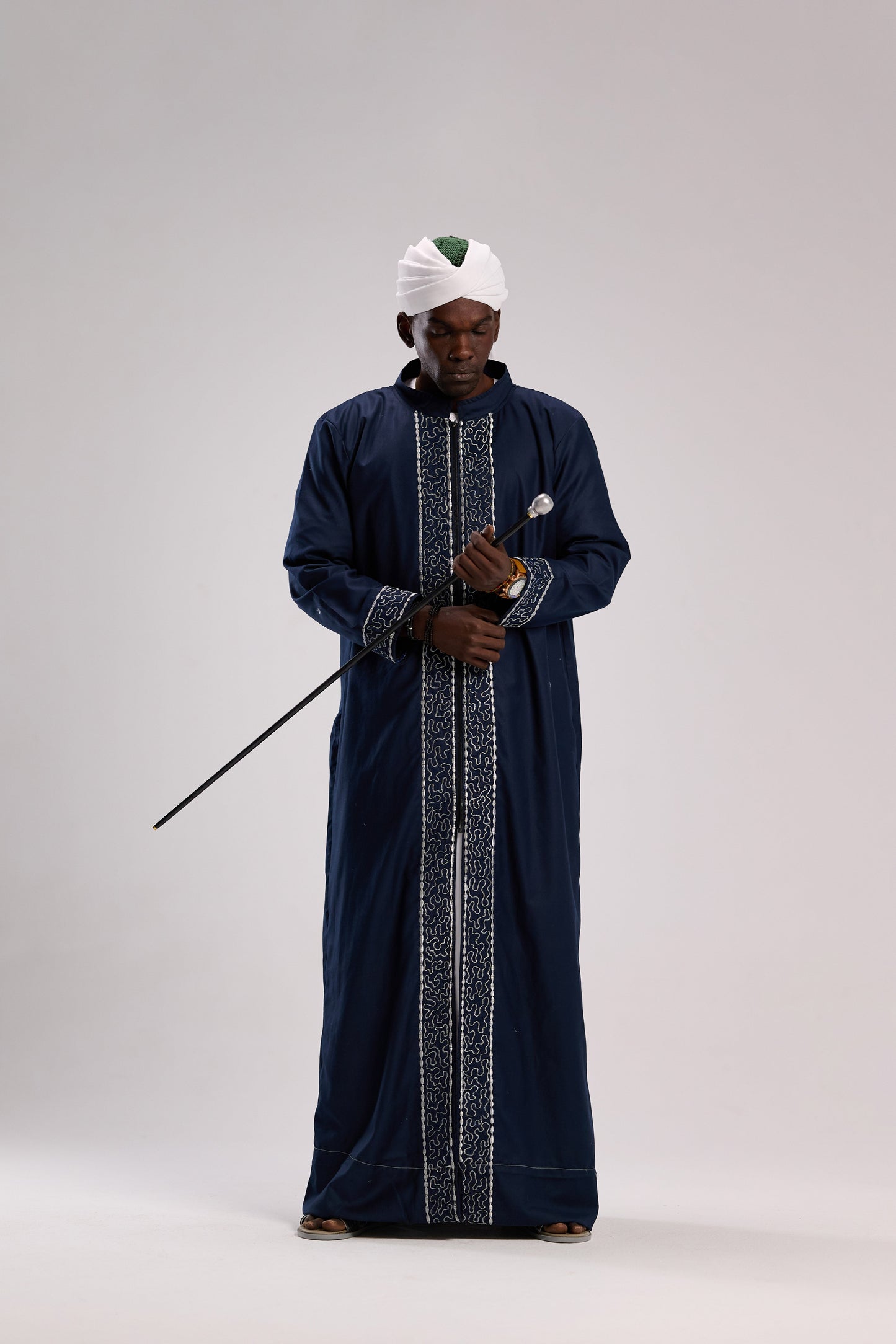 عباءة سودانية كحلية جلابية