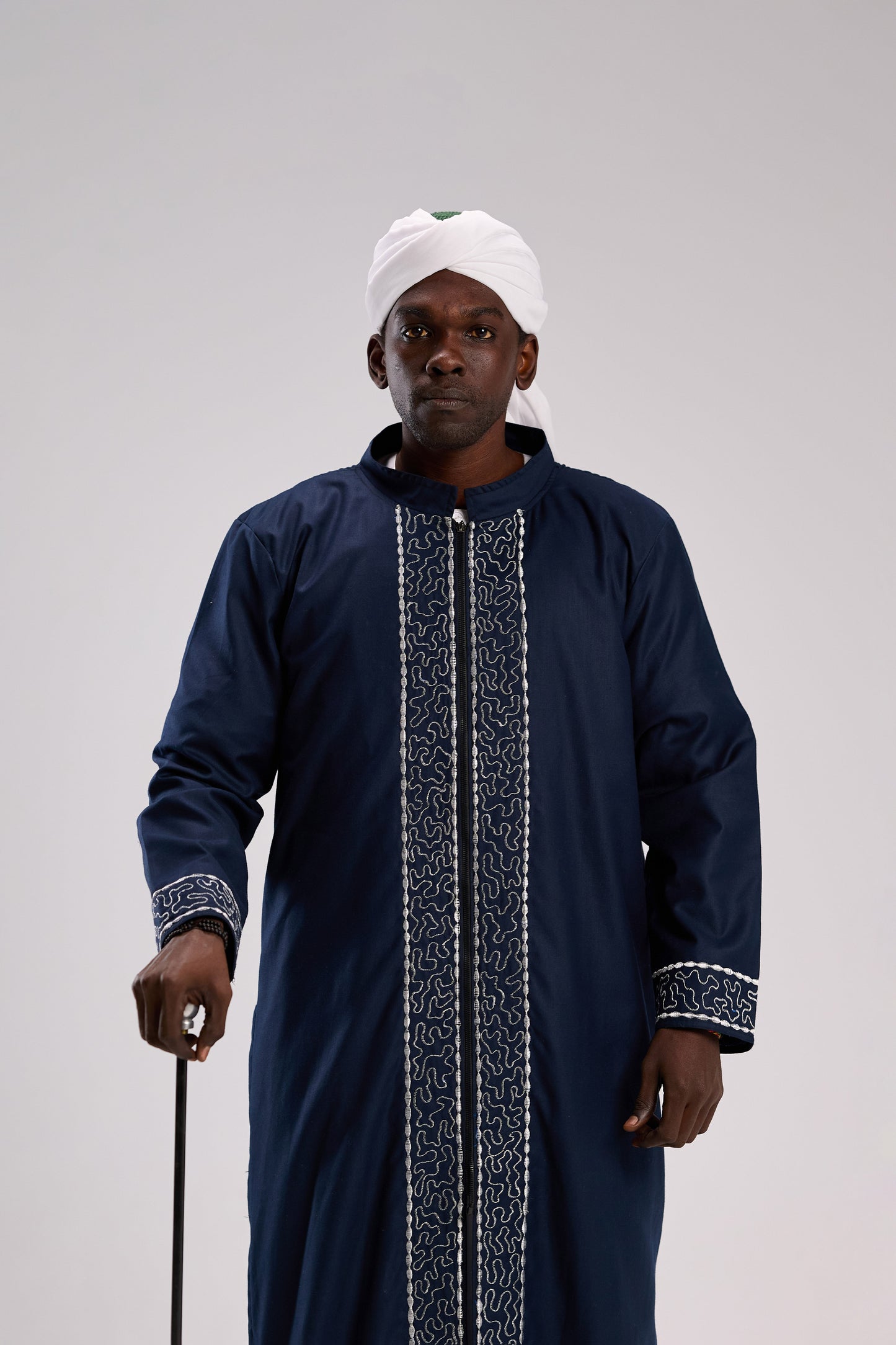 عباءة سودانية كحلية جلابية