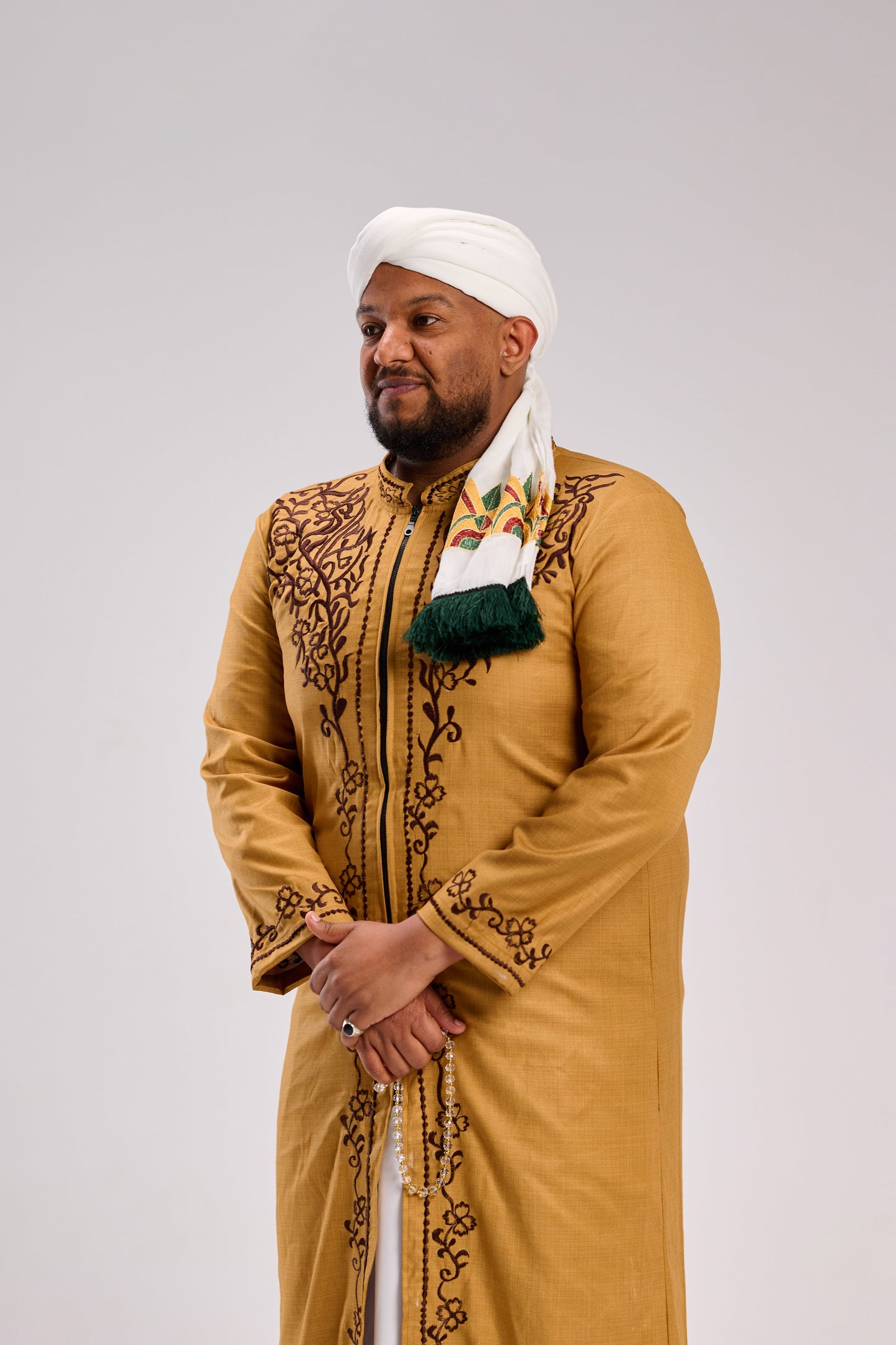 عباءة سودانية موستارد