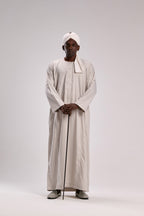 جلابية سودانية كلاس رمادية