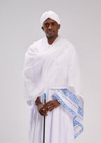 عمة وشال بتشكيلات زرقاء